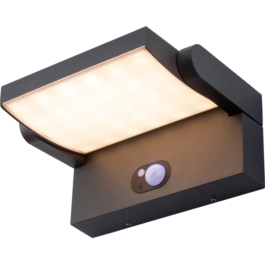 Brilagi - LED Solární nástěnné svítidlo se senzorem ANKLE LED/3,5W/3,7V 2200 mAh IP54