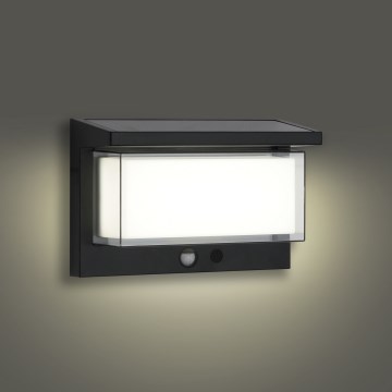 Brilagi - LED Solární nástěnné svítidlo se senzorem SUN LUME LED/10W/3,7V 4000 mAh IP44