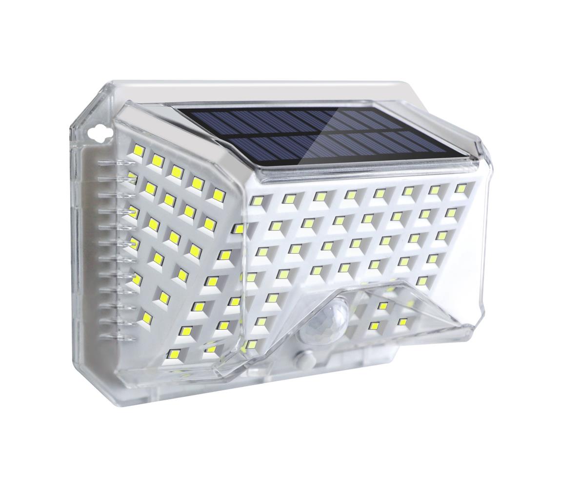 Brilagi Brilagi-LED Solární nástěnné svítidlo se senzorem WALLIE LED/0,85W/3,7V stříbrná BG0722
