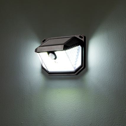 Brilagi - LED Solární nástěnné svítidlo se senzorem WALLIE LED/4W/5,5V 1200mAh 6500K IP65