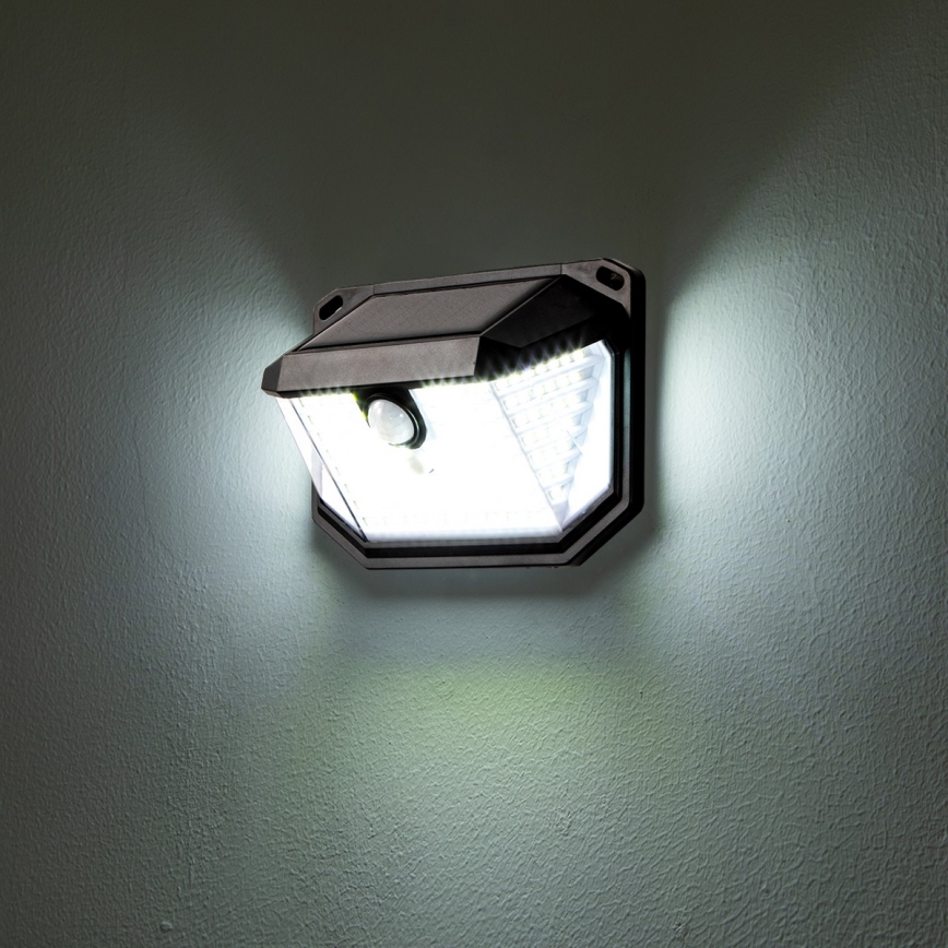 Brilagi - LED Solární nástěnné svítidlo se senzorem WALLIE LED/4W/5,5V 1200mAh 6500K IP65