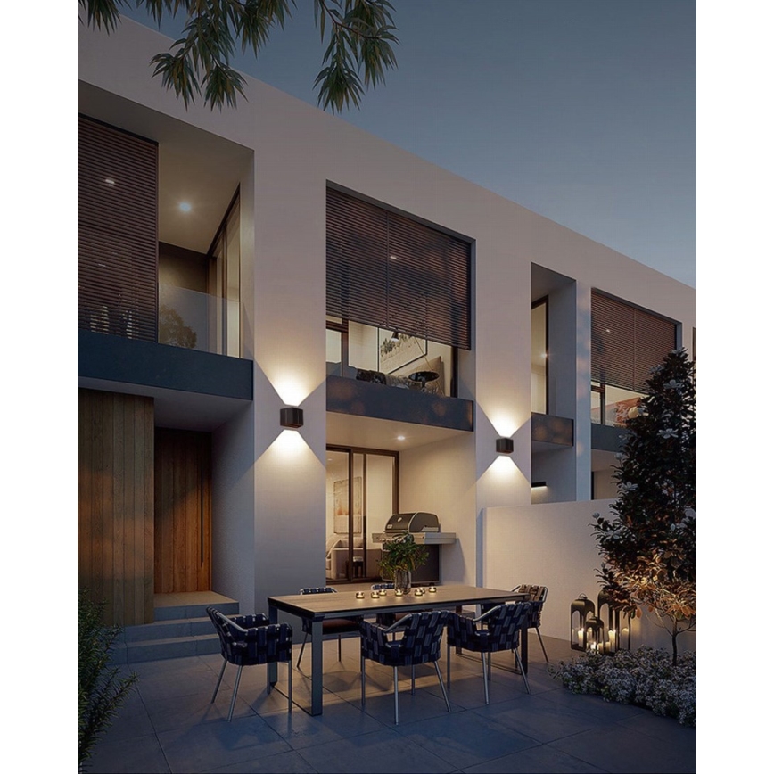 Brilagi - LED Solární nástěnné svítidlo SOLAR CUBE LED/2W/3,2V 1300 mAh IP54