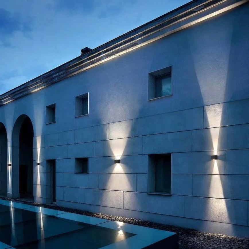 Brilagi - LED Solární nástěnné svítidlo SOLAR CUBE LED/2W/3,2V 1300 mAh IP54