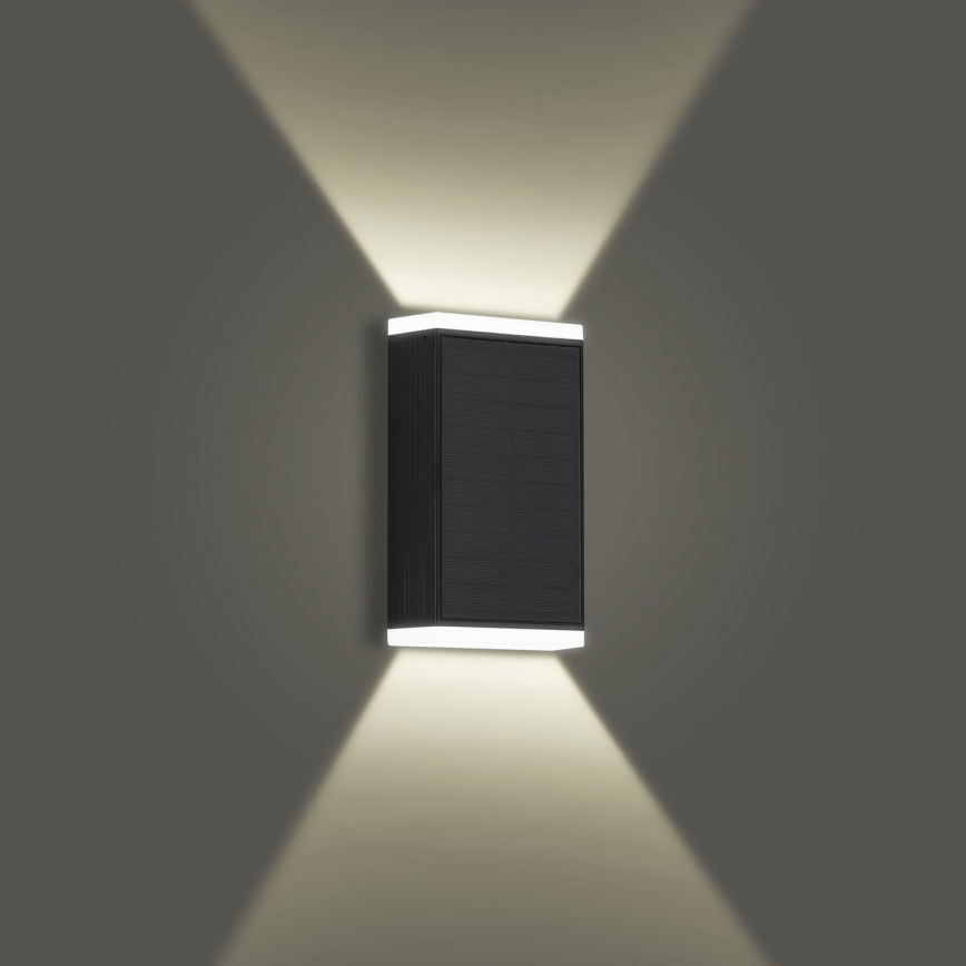 Brilagi - LED Solární nástěnné svítidlo SUN GUARD LED/2W/3,7V 2000 mAh IP45