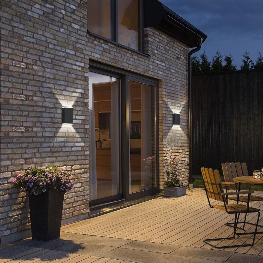 Brilagi - LED Solární nástěnné svítidlo SUN GUARD LED/2W/3,7V 2000 mAh IP45