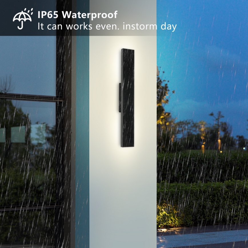 Brilagi - LED Stmívatelné solární nástěnné svítidlo SUN LED/4W/230V 60 cm 4000 mAh IP44