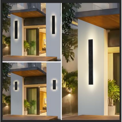 Brilagi - LED Stmívatelné solární nástěnné svítidlo SUN LED/5,5W/230V 100 cm 6000 mAh IP44