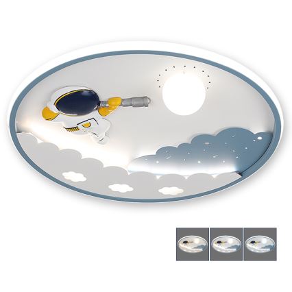 BRILAGI - LED Stmívatelné dětské stropní svítidlo ASTRO LED/43W/230V 3000-6000K pr. 49 cm + dálkové ovládání