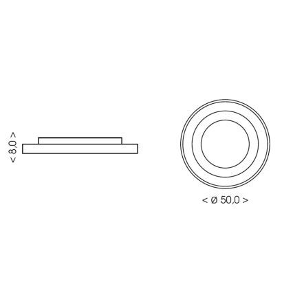 BRILAGI - LED Stmívatelné dětské stropní svítidlo ASTRO LED/55W/230V 3000-6000K pr. 50 cm + dálkové ovládání