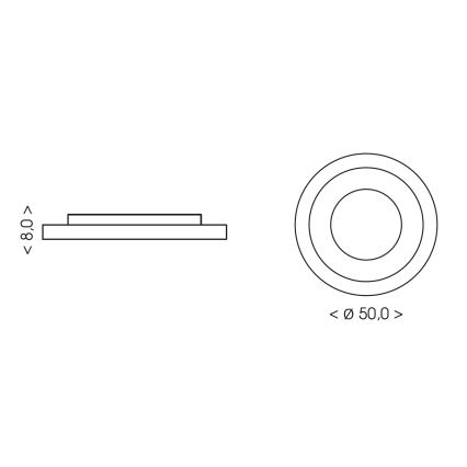 BRILAGI - LED Stmívatelné dětské stropní svítidlo ASTRO LED/68W/230V 3000-6000K pr. 50 cm + dálkové ovládání