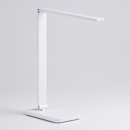 Brilagi - LED Stmívatelná dotyková stolní lampa s bezdrátovým nabíjením QI MODO CHARGE LED/7W/5V 3000/4000/6000K bílá
