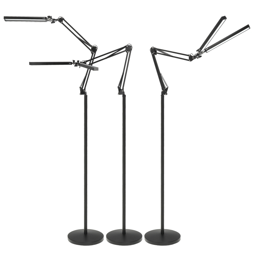 Brilagi - LED Stmívatelná flexibilní stojací lampa VARIO LED/14W/230V 3000-6000K 157 cm černá