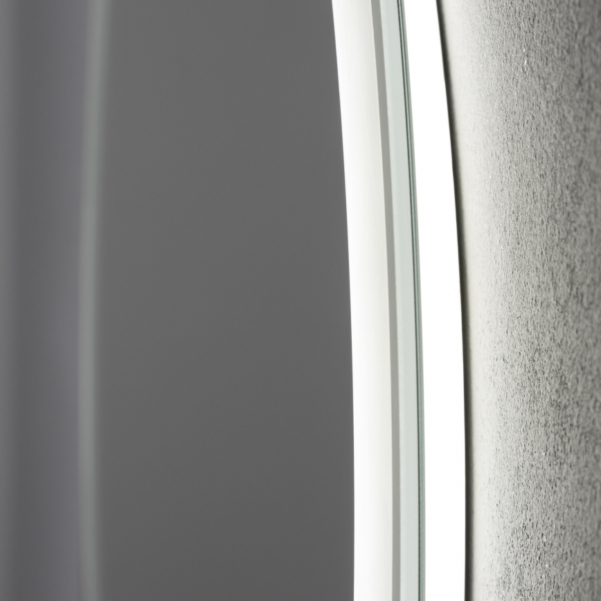 Brilagi - LED Koupelnové vyhřívané zrcadlo AVA PRO LED/18,5W/230V pr. 60 cm IP44 CRI 90 stmívatelné + CCT