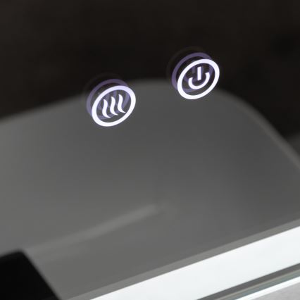 Brilagi - LED Koupelnové vyhřívané zrcadlo BELLA LED/16W/230V 60x60 cm IP44 CRI 90 stmívatelné + CCT