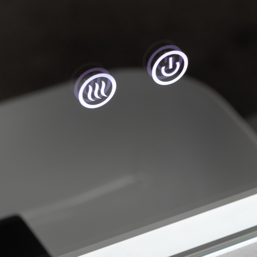 Brilagi - LED Koupelnové vyhřívané zrcadlo BELLA LED/16W/230V 60x60 cm IP44 CRI 90 stmívatelné + CCT