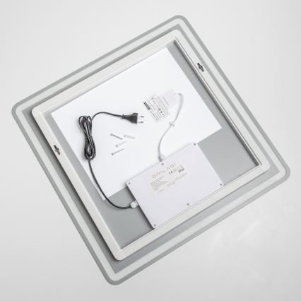 Brilagi - LED Koupelnové vyhřívané zrcadlo BELLA LED/16W/230V 60x60 cm IP44 CRI 90 stmívatelné + CCT