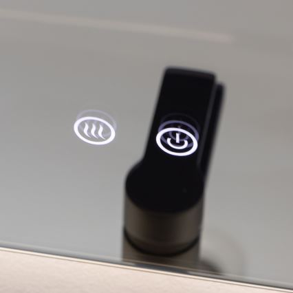 Brilagi - LED Koupelnové vyhřívané zrcadlo DIANA LED/17W/230V 60x60 cm IP44 CRI 90 stmívatelné + CCT