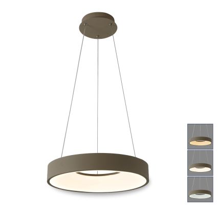 Brilagi - LED Stmívatelný lustr na lanku FALCON II LED/67W/230V 3000-6000K pr. 40 cm béžová + dálkové ovládání