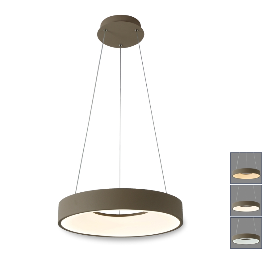 Brilagi - LED Stmívatelný lustr na lanku FALCON II LED/67W/230V 3000-6000K pr. 40 cm béžová + dálkové ovládání