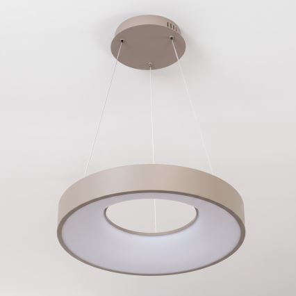 BRILAGI - LED Stmívatelný lustr na lanku FALCON II LED/67W/230V 3000-6500K pr. 40 cm béžová + dálkové ovládání