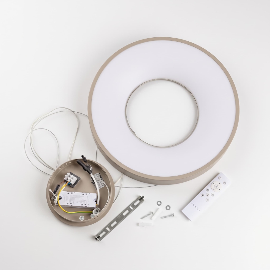 BRILAGI - LED Stmívatelný lustr na lanku FALCON II LED/67W/230V 3000-6500K pr. 40 cm béžová + dálkové ovládání