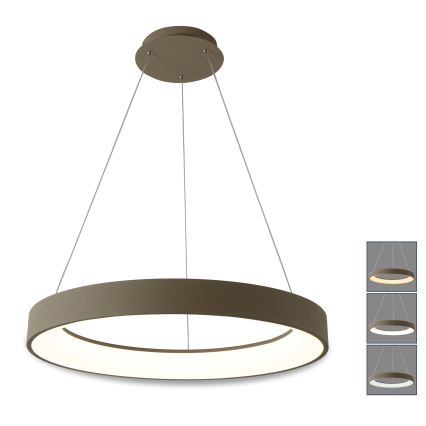 Brilagi - LED Stmívatelný lustr na lanku FALCON II LED/99W/230V 3000-6000K pr. 60 cm béžová + dálkové ovládání