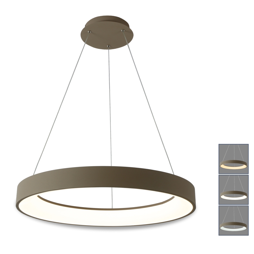Brilagi - LED Stmívatelný lustr na lanku FALCON II LED/99W/230V 3000-6000K pr. 60 cm béžová + dálkové ovládání