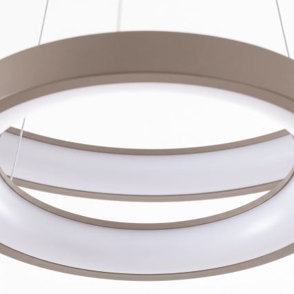 BRILAGI - LED Stmívatelný lustr na lanku FALCON SLIM LED/68W/230V 3000-6500K pr. 50 cm béžová + dálkové ovládání