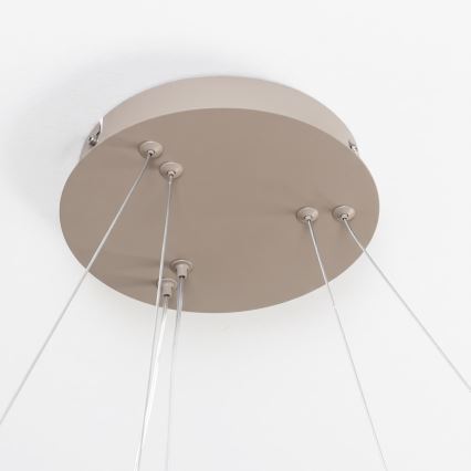 BRILAGI - LED Stmívatelný lustr na lanku FALCON SLIM LED/68W/230V 3000-6500K pr. 50 cm béžová + dálkové ovládání