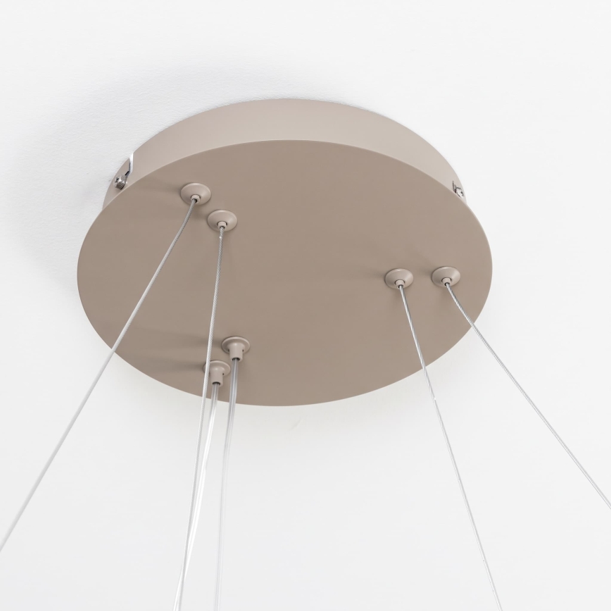 BRILAGI - LED Stmívatelný lustr na lanku FALCON SLIM LED/68W/230V 3000-6500K pr. 50 cm béžová + dálkové ovládání