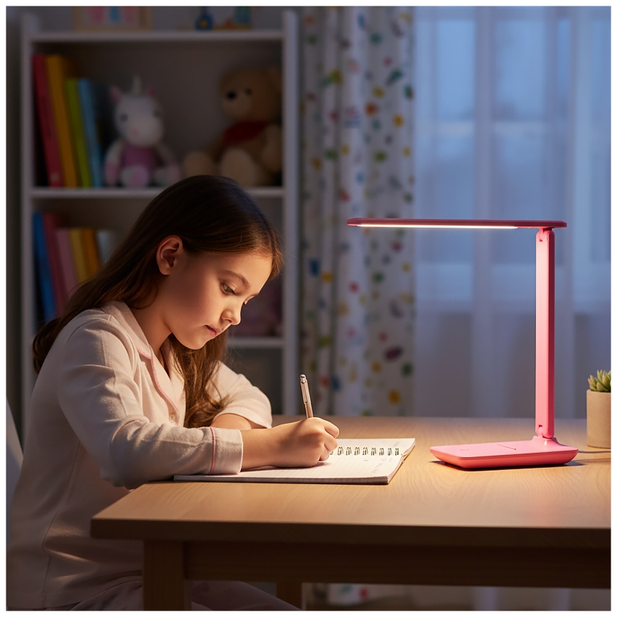 Brilagi - LED Stmívatelná stolní lampa MODO LED/7W/230V 3000/4000/6500K růžová