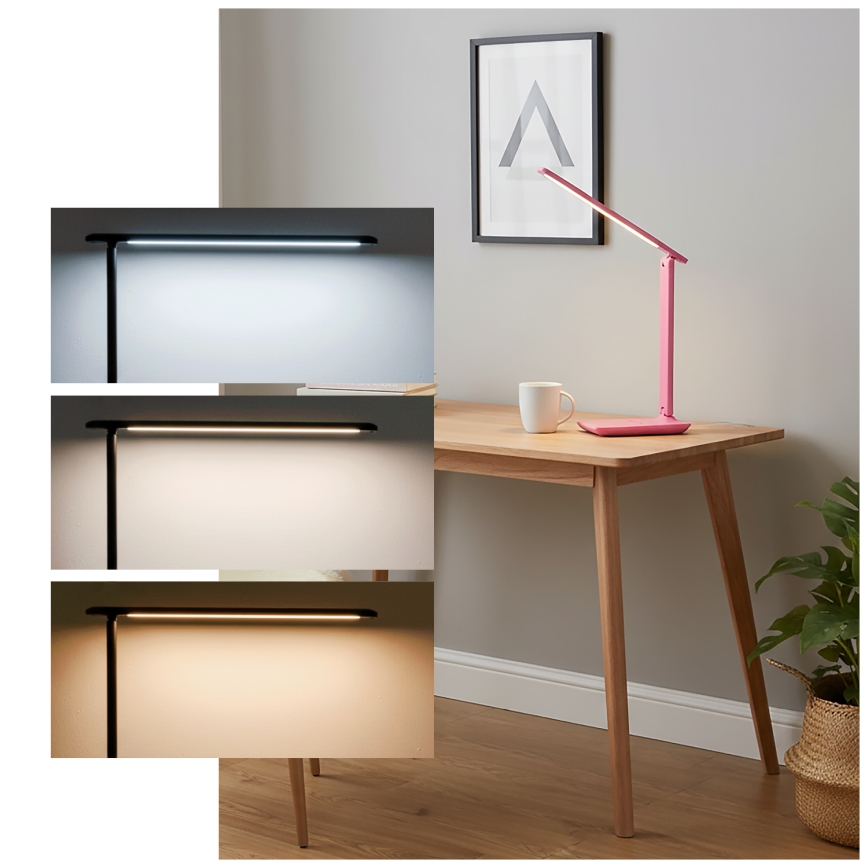 Brilagi - LED Stmívatelná stolní lampa MODO LED/7W/230V 3000/4000/6500K růžová