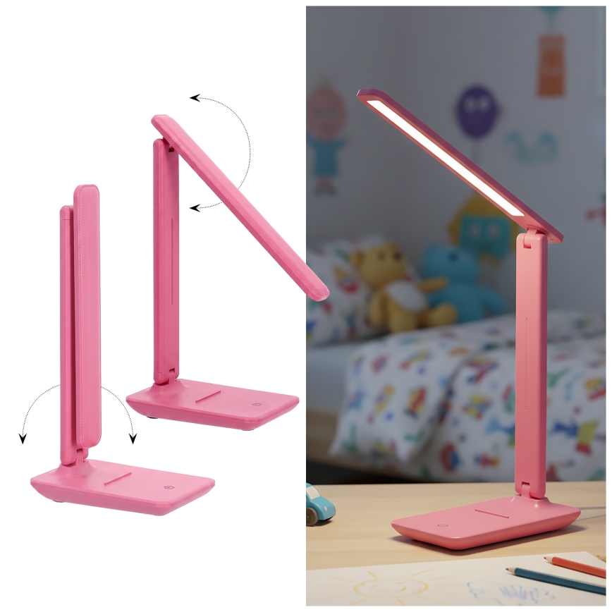 Brilagi - LED Stmívatelná stolní lampa MODO LED/7W/230V 3000/4000/6500K růžová
