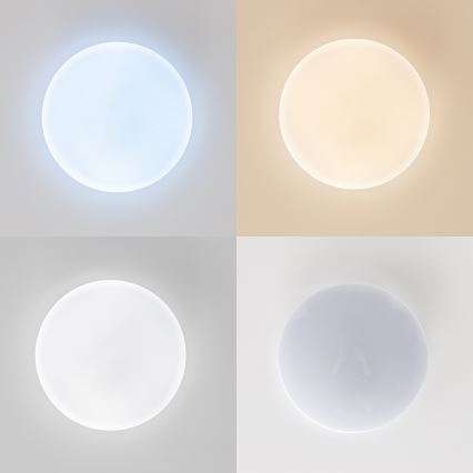 Brilagi - LED Stmívatelné stropní svítidlo SMART STARS LED/24W/230V pr. 38 cm 3000-6000K Wi-Fi Tuya Beacon + dálkové ovládání