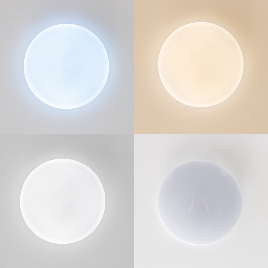 Brilagi - LED Stmívatelné stropní svítidlo SMART STARS LED/24W/230V pr. 38 cm 3000-6000K Wi-Fi Tuya Beacon + dálkové ovládání