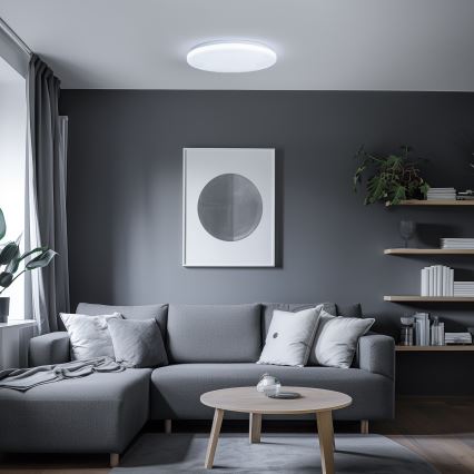 Brilagi - LED Stmívatelné stropní svítidlo SMART STARS LED/36W/230V pr. 48 cm 3000-6000K Wi-Fi Tuya Beacon + dálkové ovládání