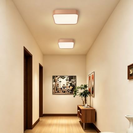 BRILAGI - LED Stmívatelné stropní svítidlo POOL SQUARE LED/36W/230V 3000-6000K 40x40 cm měděná + dálkové ovládání