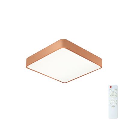 BRILAGI - LED Stmívatelné stropní svítidlo POOL SQUARE LED/48W/230V 3000-6000K 50x50 cm bronzová + dálkové ovládání