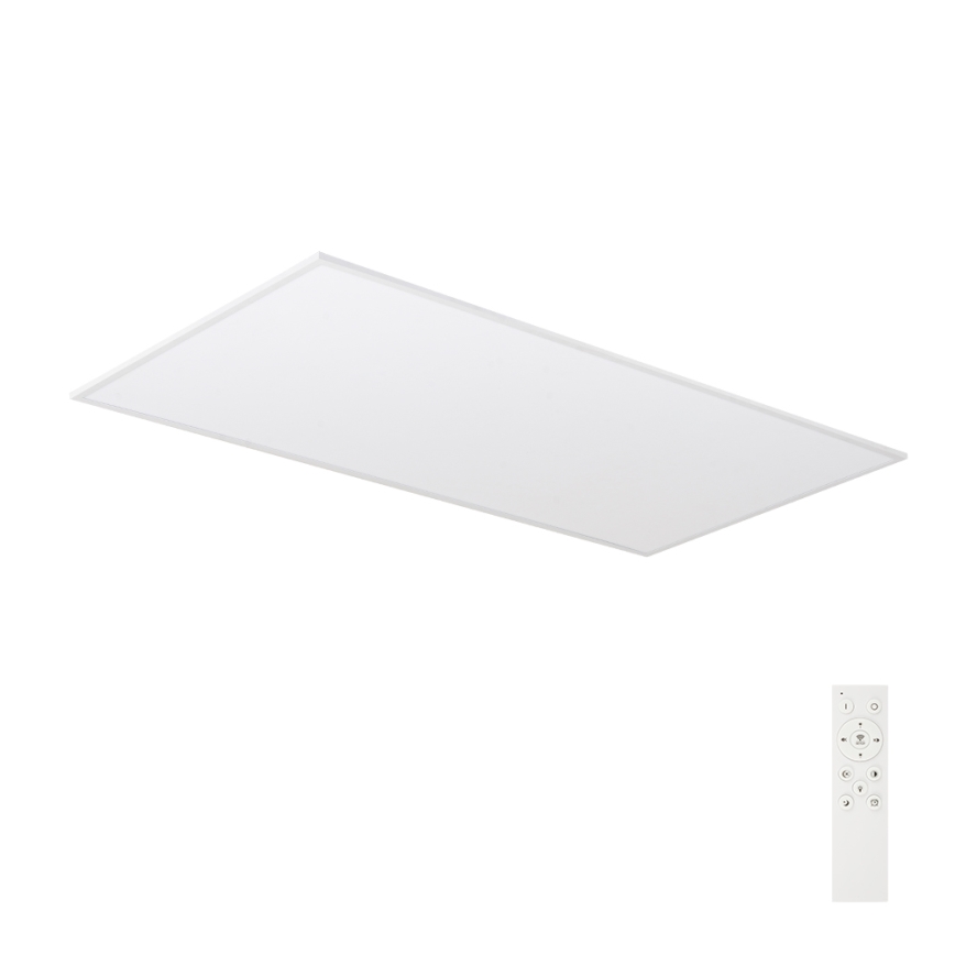 Brilagi - LED Stmívatelné stropní svítidlo SLIMFRAME LED/80W/230V 120x60 cm 3000-6000K bílá + dálkové ovládání