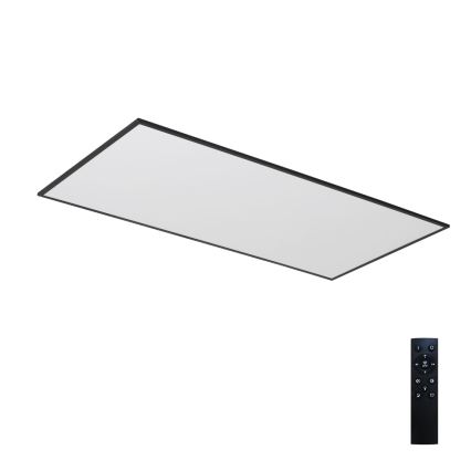 Brilagi - LED Stmívatelné stropní svítidlo SLIMFRAME LED/80W/230V 120x60 cm 3000-6000K černá + dálkové ovládání