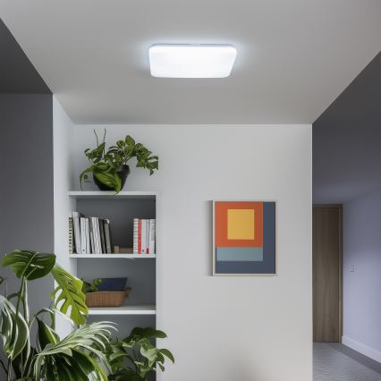 Brilagi - LED Stmívatelné stropní svítidlo SMART LED/24W/230V 43x43 cm 3000-6000K Wi-Fi Tuya Beacon + dálkové ovládání