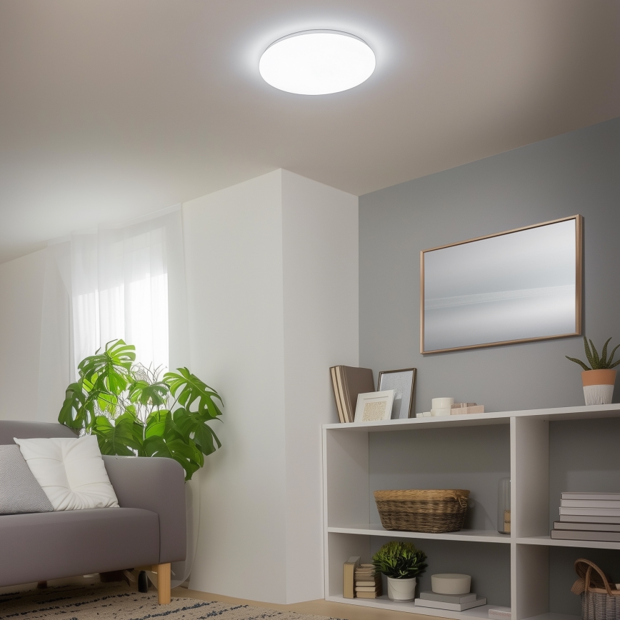 Brilagi - LED Stmívatelné stropní svítidlo SMART LED/24W/230V pr. 38 cm 3000-6000K Wi-Fi Tuya Beacon + dálkové ovládání