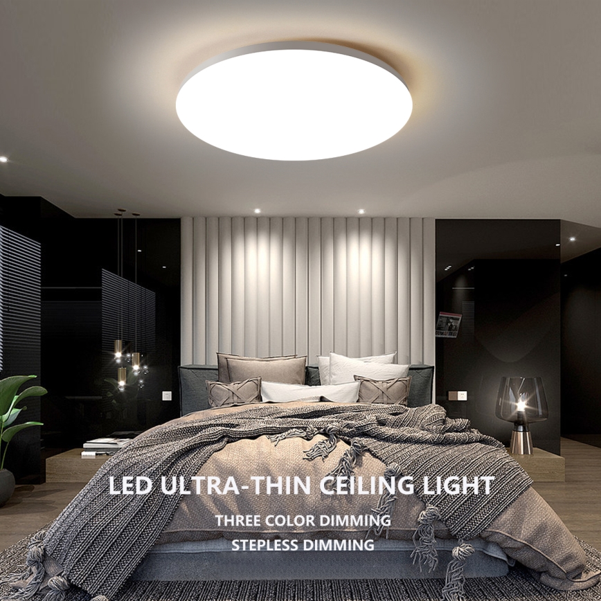 Brilagi - LED Stmívatelné stropní svítidlo SMART LED/24W/230V pr. 38 cm 3000-6000K Wi-Fi Tuya Beacon + dálkové ovládání