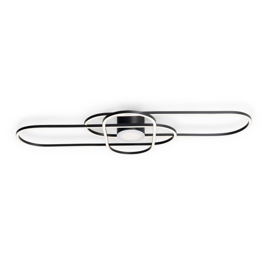 Brilagi - LED Stmívatelné stropní svítidlo APOLLO LED/58W/230V 3000-6500K 43,2x101,2 cm černá + dálkové ovládání