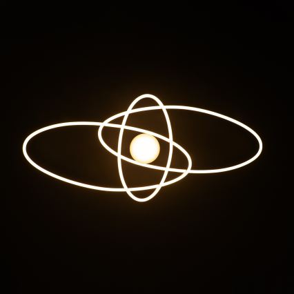 BRILAGI - LED Stmívatelné stropní svítidlo APOLLO LED/58W/230V 3000-6500K 43,2x101,2 cm matný chrom + dálkové ovládání