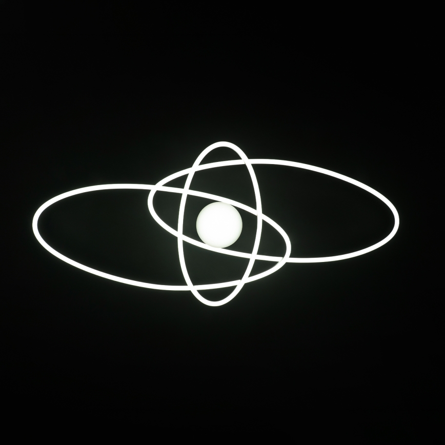BRILAGI - LED Stmívatelné stropní svítidlo APOLLO LED/58W/230V 3000-6500K 43,2x101,2 cm matný chrom + dálkové ovládání