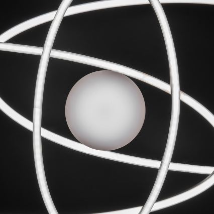 BRILAGI - LED Stmívatelné stropní svítidlo APOLLO LED/58W/230V 3000-6500K 43,2x101,2 cm matný chrom + dálkové ovládání