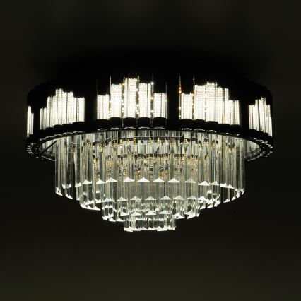 BRILAGI - LED Stmívatelné stropní svítidlo CROWN LED/41W/230V 3000-6000K pr. 48 cm černá + dálkové ovládání
