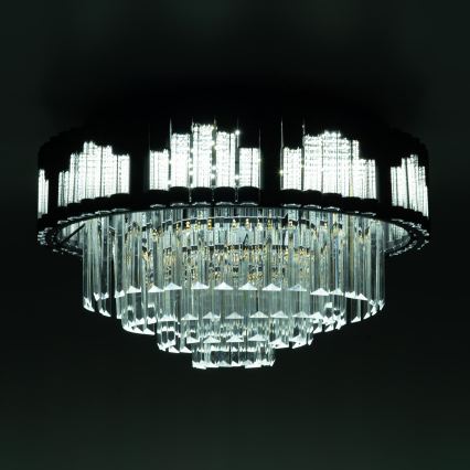 BRILAGI - LED Stmívatelné stropní svítidlo CROWN LED/41W/230V 3000-6000K pr. 48 cm černá + dálkové ovládání