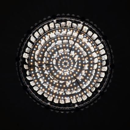Brilagi - LED Stmívatelné stropní svítidlo CROWN LED/41W/230V 3000-6000K pr. 48 cm černá + dálkové ovládání